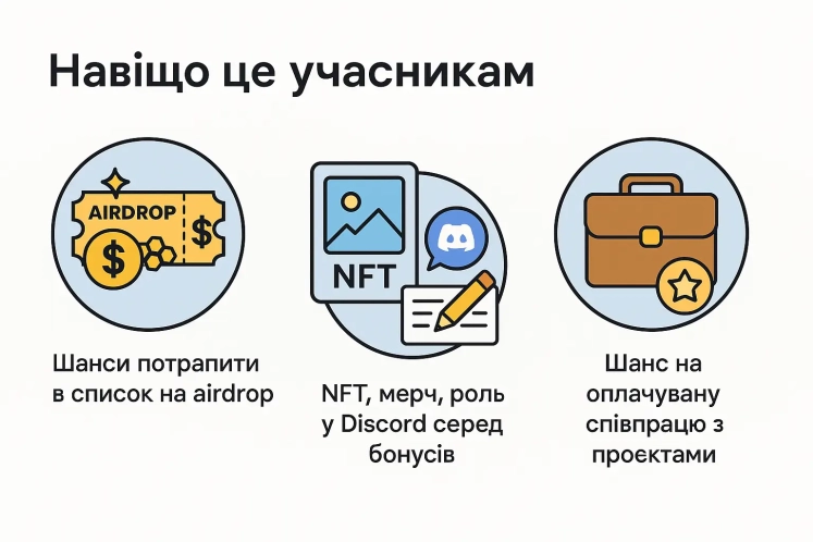 Навіщо це учасникам