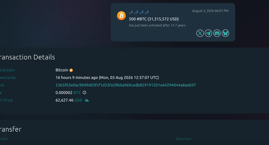 Кошелек Bitcoin переместил $31 млн после атаки