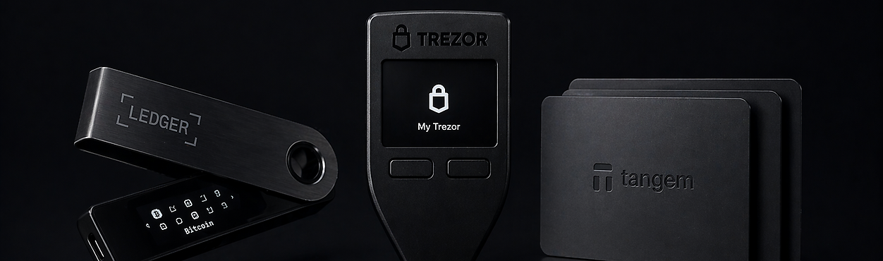 Ledger, Trezor чи Tangem: вибір 2026