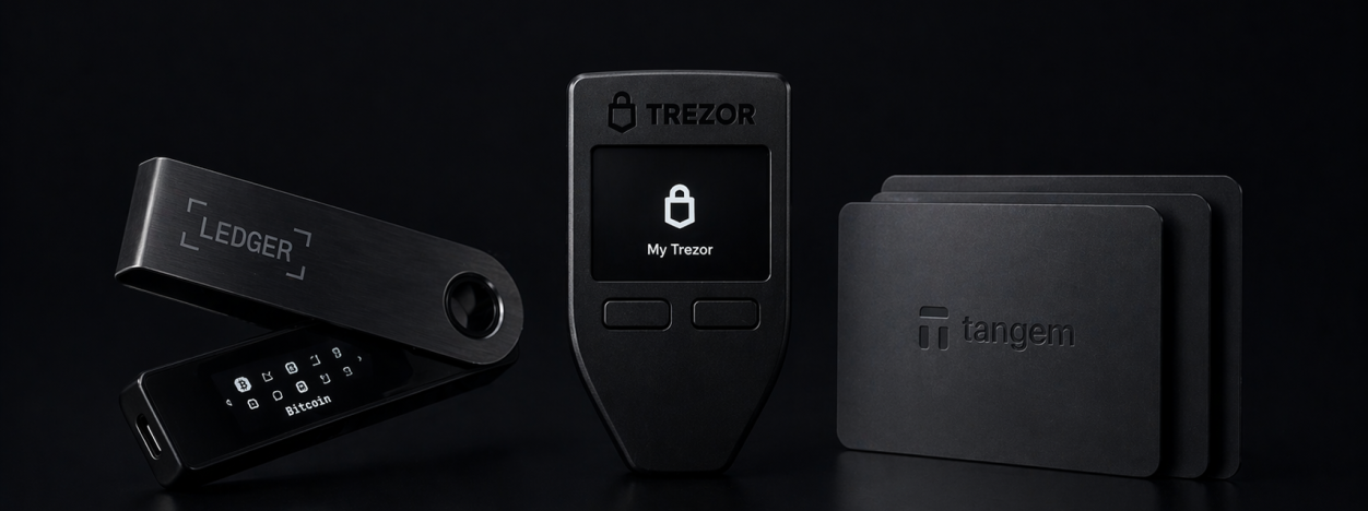 Ledger, Trezor или Tangem: выбор 2026