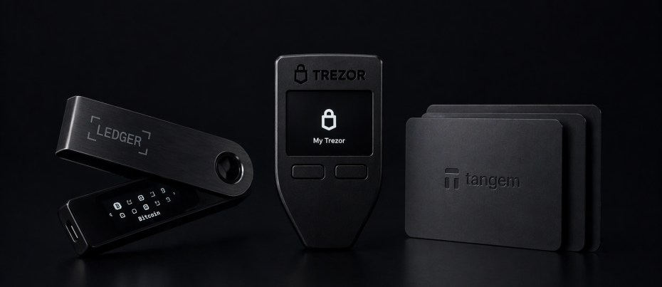 Ledger, Trezor или Tangem: выбор 2026