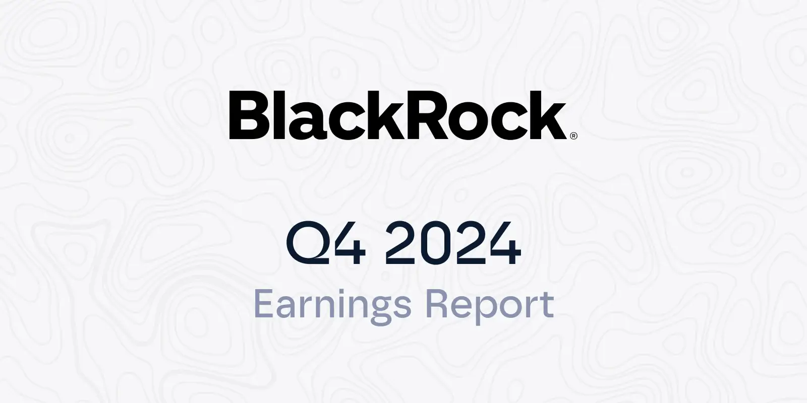 Финансовые показатели BlackRock