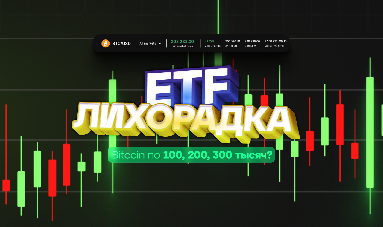 ETF-лихоманка. Bitcoin по 100, 200, 300 тисяч?